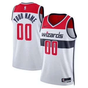 Sofisticado Atractivo Bonito Washington Wizards Nike Unisex Swingman Custom Jersey White Association Edition  para la gran final