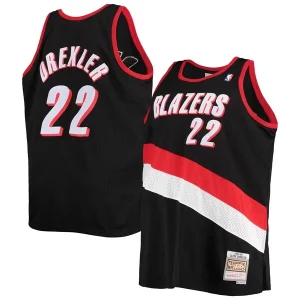 Versátil Comodo Práctico Clyde Drexler Portland Trail Blazers 1991/92 Big & Tall Hardwood Classics Swingman Jersey Black  para la gran final