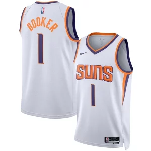 Chulo Maravilloso Devin Booker Phoenix Suns Nike Unisex Swingman Jersey Association Edition White/Purple  para la gran final