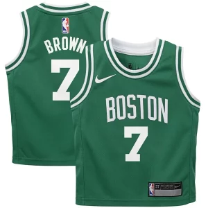 Fantástico Versátil Jaylen Brown Boston Celtics Nike Preschool Swingman Player Jersey Icon Edition Kelly Green  para la gran final