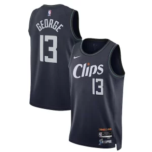 Atractivo Maravilloso Clásico Paul George LA Clippers Nike Unisex 2023/24 Swingman Jersey Navy City Edition  para la gran final