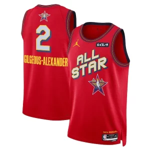 Bonito Magnífico Shai Gilgeous Alexander Nike Unisex 2025 NBA All Star Game Swingman Player Jersey Red  para la gran final