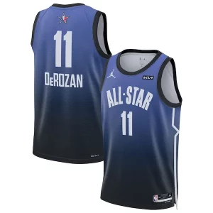 Magnífico Práctico Genial DeMar DeRozan Jordan Brand 2023 NBA All Star Game Swingman Jersey Blue  para la gran final