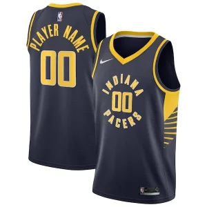 Increíble Indiana Pacers Nike Swingman Custom Jersey Navy Icon Edition  para la gran final