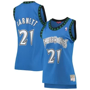 Increíble Versátil Fantástico Kevin Garnett Minnesota Timberwolves Women's Hardwood Classics Swingman Jersey Blue  para la gran final