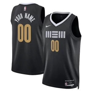 Versátil Clásico Memphis Grizzlies Nike Unisex 2023/24 Custom Swingman Jersey Black City Edition  para la gran final