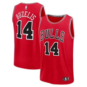 Sofisticado Atractivo Genial Matas Buzelis Chicago Bulls Fast Break Replica Player Jersey Icon Edition Red  para la gran final
