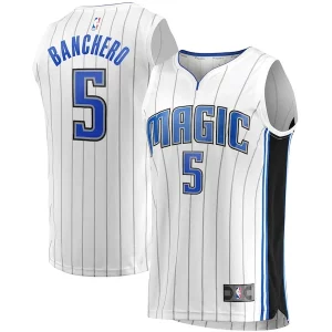 Práctico Paolo Banchero Orlando Magic Fast Break Association Jersey White  para la gran final