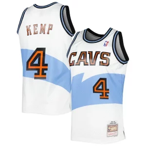 Encantador Original Shawn Kemp Cleveland Cavaliers Hardwood Classics Swingman Jersey White  para la gran final
