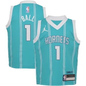 Chulo Ideal Práctico LaMelo Ball Charlotte Hornets Jordan Brand Toddler Swingman Player Jersey Icon Edition Teal  para la gran final