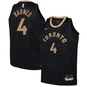 Cool Maravilloso Scottie Barnes Toronto Raptors Nike Youth 2022/23 Swingman Jersey City Edition Black  para la gran final