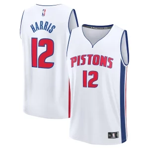 Elegante Sofisticado Tobias Harris Detroit Pistons Fast Break Replica Player Jersey Association Edition White  para la gran final