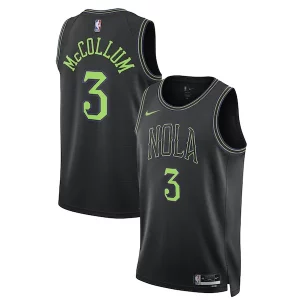 Magnífico Práctico CJ McCollum New Orleans Pelicans Nike Unisex 2023/24 Swingman Jersey Black City Edition  para la gran final