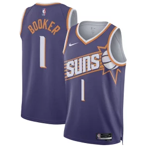 Bonito Robusto Devin Booker Phoenix Suns Nike Unisex Swingman Jersey Association Edition Purple  para la gran final