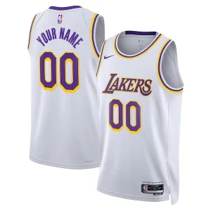 Duradero Fantástico Chulo Los Angeles Lakers Nike Unisex Swingman Custom Jersey White Association Edition  para la gran final