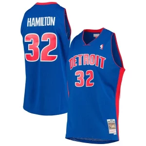 Chulo Richard Hamilton Detroit Pistons 2003/04 Hardwood Classics Swingman Jersey Blue  para la gran final