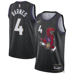 Sofisticado Scottie Barnes Toronto Raptors Nike Unisex 2024/25 Swingman Player Jersey City Edition Black  para la gran final