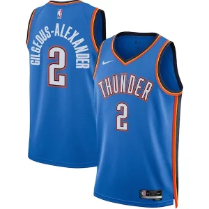 Fantástico Sofisticado Lujoso Shai Gilgeous Alexander Oklahoma City Thunder Nike Unisex Swingman Jersey Icon Edition Blue  para la gran final