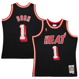 Magnífico Encantador Fácil de llevar Chris Bosh Miami Heat 2013/14 Hardwood Classics Swingman Jersey Black  para la gran final