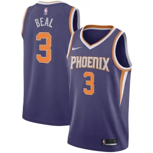Comodo Original Bradley Beal Phoenix Suns Nike Unisex Swingman Jersey Icon Edition Purple  para la gran final