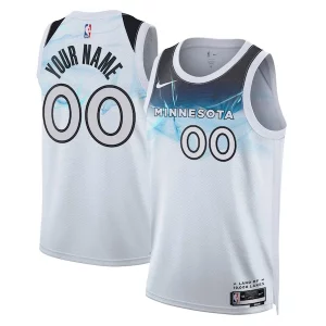 Fácil de llevar Minnesota Timberwolves Nike Unisex 2024/25 Custom Swingman Jersey City Edition White  para la gran final