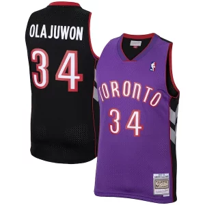 Encantador Maravilloso Hakeem Olajuwon Toronto Raptors 2001/02 Hardwood Classics Swingman Jersey Purple  para la gran final