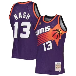 Estupendo Lujoso Clásico Steve Nash Phoenix Suns 1996/97 Hardwood Classics Swingman Jersey Purple  para la gran final
