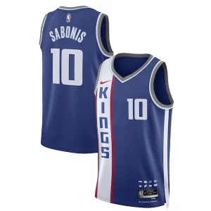 Bonito Práctico Domantas Sabonis Sacramento Kings Nike Unisex 2023/24 Swingman Jersey Blue City Edition  para la gran final
