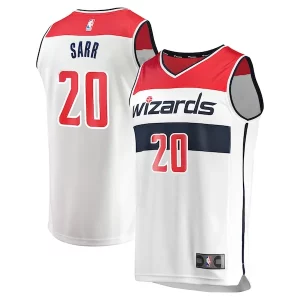 Lujoso Alexandre Sarr Washington Wizards Youth Fast Break Replica Player Jersey Association Edition White  para la gran final