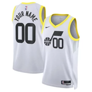 Maravilloso Utah Jazz Nike Unisex Swingman Custom Jersey White Association Edition  para la gran final