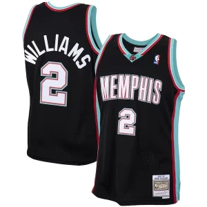 Delicioso Lujoso Original Jason Williams Memphis Grizzlies 2001/02 Hardwood Classics Swingman Jersey Black  para la gran final
