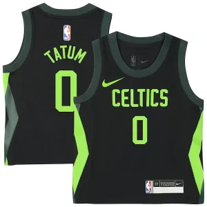 Robusto Versátil Magnífico Jayson Tatum Boston Celtics Nike Toddler 2024/25 Swingman Player Jersey City Edition Black  para la gran final