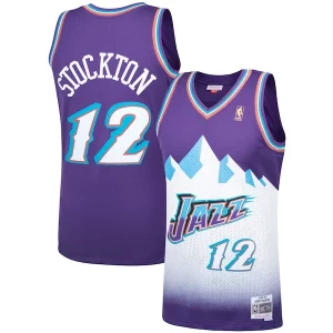 Duradero Maravilloso Robusto John Stockton Utah Jazz Hardwood Classics Swingman Jersey Purple  para la gran final