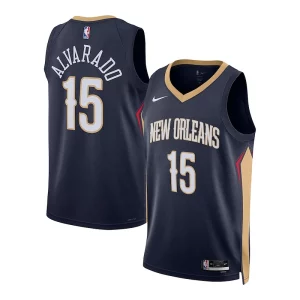 Sofisticado Cool Duradero Jose Alvarado New Orleans Pelicans Nike Unisex Swingman Jersey Association Edition Navy  para la gran final