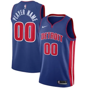 Bonito Versátil Duradero Detroit Pistons Nike Swingman Custom Jersey Blue Icon Edition  para la gran final