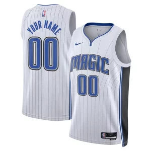Atractivo Orlando Magic Nike Unisex Swingman Custom Jersey White Association Edition  para la gran final