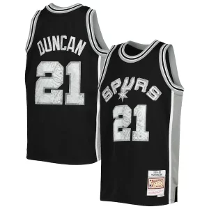 Sofisticado Genial Atractivo Tim Duncan San Antonio Spurs Youth 1998/99 Hardwood Classics 75th Anniversary Diamond Jersey  para la gran final