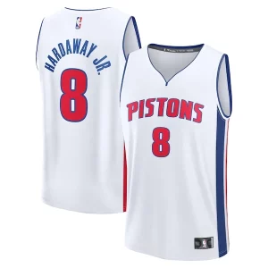 Maravilloso Hermoso Tim Hardaway Jr. Detroit Pistons Fast Break Replica Player Jersey Association Edition White  para la gran final