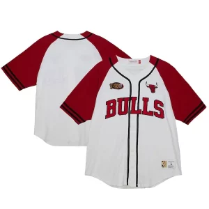 Comodo Ideal Cool Chicago Bulls Practice Day Baseball Jersey White  para la gran final