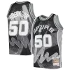 Chulo Lujoso Comodo David Robinson San Antonio Spurs Hardwood Classics 1998/99 Hyper Hoops Swingman Jersey Black  para la gran final