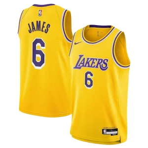 Atractivo Ideal LeBron James Los Angeles Lakers Nike Youth Swingman Jersey Icon Edition Gold  para la gran final