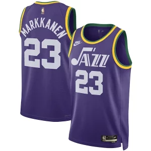 Perfecto Elegante Lauri Markkanen Utah Jazz Nike Unisex 2023/24 Swingman Replica Jersey Classic Edition Purple  para la gran final