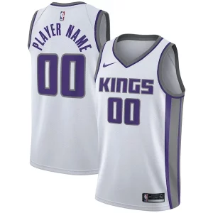 Encantador Sacramento Kings Nike 2020/21 Swingman Custom Jersey Association Edition White  para la gran final