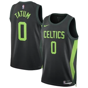 Sofisticado Perfecto Elegante Jayson Tatum Boston Celtics Nike Unisex 2024/25 Swingman Player Jersey City Edition Black  para la gran final