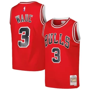 Fácil de llevar Dwyane Wade Chicago Bulls 2016/17 Hardwood Classics Swingman Jersey Red  para la gran final