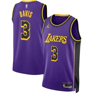 Lujoso Anthony Davis Los Angeles Lakers Jordan Brand Unisex Swingman Jersey Statement Edition Purple  para la gran final