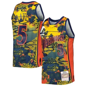 Lujoso Perfecto Moderno Baron Davis Golden State Warriors Hardwood Classics Lunar New Year Swingman Jersey Blue  para la gran final