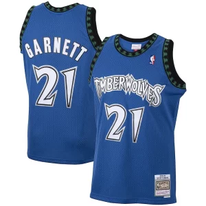 Fácil de llevar Kevin Garnett Minnesota Timberwolves 2001/02 Hardwood Classics Swingman Jersey Blue  para la gran final