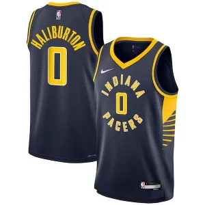 Estupendo Increíble Tyrese Haliburton Indiana Pacers Nike Youth Swingman Jersey Icon Edition Navy  para la gran final