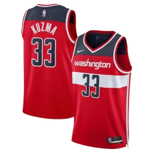 Atractivo Bonito Cool Kyle Kuzma Washington Wizards Nike Unisex Swingman Jersey Icon Edition Red  para la gran final